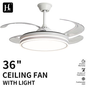 Ventilador de Techo LED Moderno con Luz Regulable, 4 Aspas, Venta al por Mayor, Ventilador de Techo DC con Control Remoto, Soluciones de Iluminación AGI32 - Product Image 2