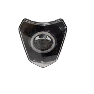 YHMOTO RGBW LED Headlight Scheinwerfer App Control <b>Angel</b> Eyes Abblendlicht for KTM EXC 250 300 450 Direct Current - Product Image 1