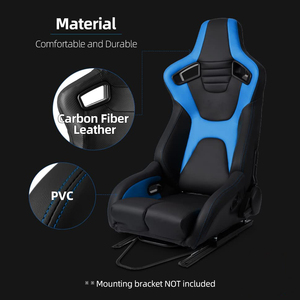 JIABEIR 1095 Universal Driver Car Leather regolabile Sport Simulator manifattura all'ingrosso Memory Soft Foam Sim Racing Seat - Product Image 2
