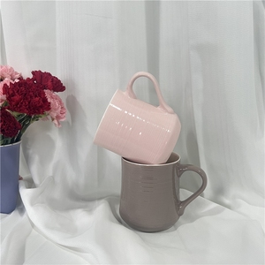 Taza de Cerámica Personalizada con Logotipo, Diseño Coreano, Color Puro, Clásica, Apta para Lavavajillas, para Oficina, Regalos, Tazas de Café - Product Image 3