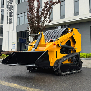 Cheapest Ce Epa Euro5 Walk Behind Mini <b>Stand</b> on Skid Steer with Bucket - Product Image 1