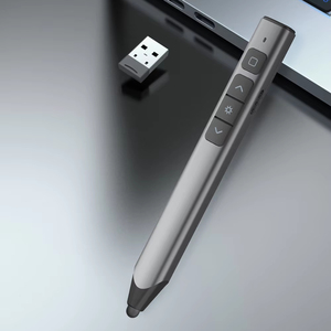 <strong>Laser</strong> <strong>Pointer</strong> Pen Red and Green Light Wireless Slide Presenter Rechargeable - Product Image 1