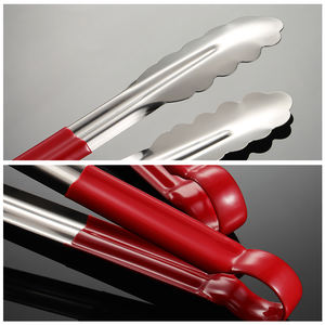 Pinze per alimenti in acciaio inossidabile in Silicone clip per Barbecue resistenti al calore pinze per Barbecue da cucina 4005096 - Product Image 6