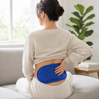 Compresse de gel chaude/froide réutilisable et flexible en nylon imperméable pour le dos et les lombaires – Coussin chauffant/refroidissant pour soulager la douleur