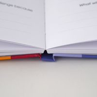 Carnet de notes A5 personnalisé avec logo, spirale, couleurs au choix, journal mensuel 30 jours, agenda, cadeau, impression UV