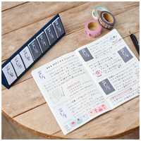 Il nuovo stile personalizza il calendario del diario da scrivania giornaliero realizzato in giappone