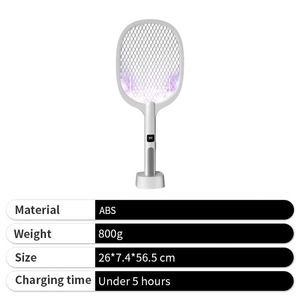 2026 Colorful Electric Mosquito Racket with Base Hanging & Standing Home Appliances - Product Image 4