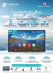 Agente de Compras Baseado na China para Quadro Interativo LED de 65 Polegadas com Toque de 40 Pontos e Android 14 para Salas de Aula - Product Image 6