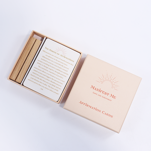 Kartu permainan afirmasi perawatan diri perhatian positif cetak kustom dek kesehatan Mental inspirasional untuk penggunaan Promosi - Product Image 3