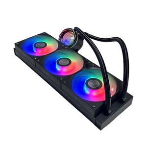 ซูมอนด์ 360 มม. ชุดระบายความร้อนซีพียูแบบรวมทุกอย่างในหนึ่งเดียว พัดลม RGB LED ควบคุมความเร็ว PWM ระบายความร้อนได้อย่างมีประสิทธิภาพ แผงระบายความร้อนทองแดงสำหรับโปรเซสเซอร์ - Product Image 4