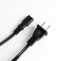 Nouveau câble d'alimentation américain à 2 broches C7 IEC, câble d'alimentation en forme de 8 pour PS4, ordinateur portable, éclairage