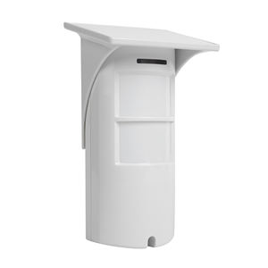 Sensor de movimiento infrarrojo doble con cable para exteriores de 12V-24V, Detector de movimiento por microondas con cubierta a prueba de lluvia y sol para alarma antirrobo - Product Image 1