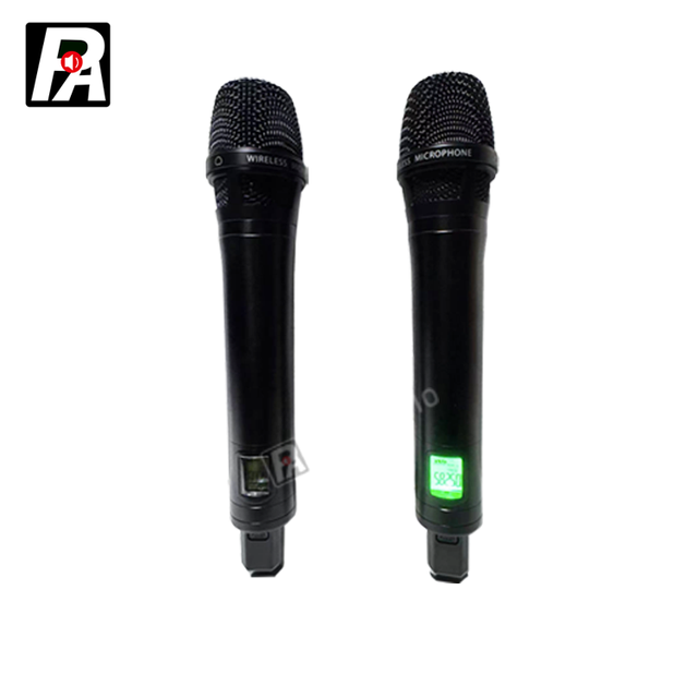 PA Handheld Microphone Accessory UHF Digital Wireless Microphone System Auto Mute XLR Connector Battery Powered for Performance