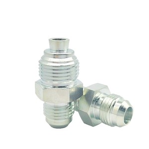 Pièces de tournage usinées M3 M4 M5 M6 en acier inoxydable, raccord de couplage rond allongé à filetage interne - Product Image 1