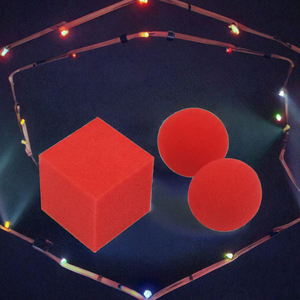 Esponja Roja Súper Suave de Alta Calidad, <span class=keywords><strong>Cubo</strong></span> <span class=keywords><strong>Cuadrado</strong></span> <span class=keywords><strong>y</strong></span> Bolas, Accesorios de Magia para Trucos de Magia de Cerca - Product Image 2