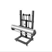 Nouveau chariot de montage de plaques pour rouleaux anilox à manchon et transport de cylindres d'impression pour imprimantes laser
