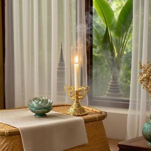 Nouveau style pour la décoration de fête et de mariage, centre de table de mariage, candélabre en cristal à 5 bras, 15 pouces de haut, acrylique transparent, fournitures de fête - Product Image 4