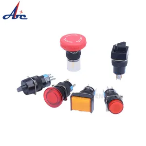 Alibaba Suppliers Ds-058 Doorbell Pushbutton Switch 17Mm Plastic Industrial Switch