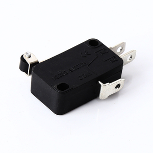 Interrupteur à bouton-poussoir SPDT 125V/250V 16A à action rapide, connecteur <span class=keywords><strong>micro</strong></span>-interrupteur noir utile pour <span class=keywords><strong>porte</strong></span> de four à <span class=keywords><strong>micro</strong></span>-ondes - Product Image 2