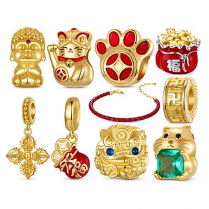 Vente en gros de breloques en argent 925 de haute qualité pour la création de bijoux DIY, motif cœur, garçon et fille, couples, pour colliers et bracelets - Product Image 3