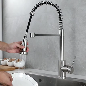 Filigrane de robinet de cuisine de luxe moderne <span class=keywords><strong>Double</strong></span> <span class=keywords><strong>sortie</strong></span> d'<span class=keywords><strong>eau</strong></span> avec noyau de valve en céramique Style classique - Product Image 2