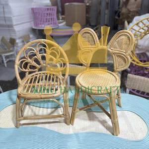 Custom Handmade Rattan <b>Kids</b> <b>Chair</b> OEM ODM Baby Furniture Manufacturer Natural Eco Seating for Indoor Outdoor Party Decoration - Product Image 2