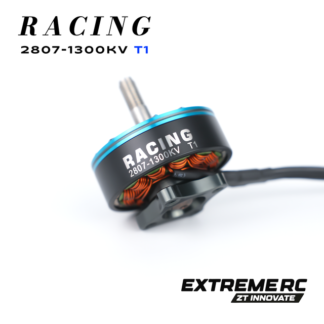 EXTREME RC T1-2807 1300KV/1500KV/1800KV FPV Drone Brushless Motor for 7inch Outrunner FPV Racing Drone