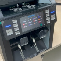 WT-952A Compteuse de billets multi-devises à écran tactile avec double poche de tri et fonction de tri de billets