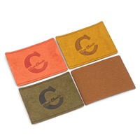 Étiquettes de sac en cuir PU avec logo personnalisé, patch en cuir embossé, étiquettes en cuir pour jeans, sacs à main, vêtements