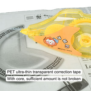 Bande de correction phosphorescente scolaire Correcteur de bande de correction jaune - Product Image 4