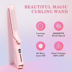 Eveekon 360 °   Airflow Styler 2-in-1 Professioneller Lockenstab & Haarglätter, Titan-Glätteisen-Lockenwickler mit Kühlventilator - Product Image 2