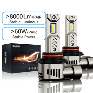 Lampadina LED Mini per Fari Auto 60W 8000LM 9-24V H1 H3 H4 H7 H11 9005 9006 Plug & Play CANBUS X5 A4 <span class=keywords><strong>A1</strong></span> HILUX A8 - Product Image 2