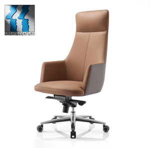 Modern <strong>Leather</strong> Office <strong>Chair</strong> Ergonomic High Back Unique Design Home Swivel <strong>Chair</strong> Armrest Boss Manager CEO Office <strong>Chair</strong> - Product Image 1