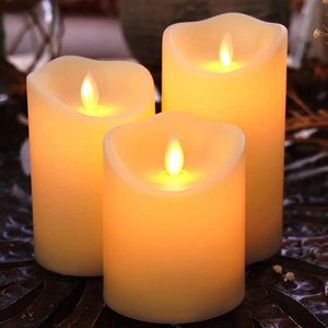 Velas <span class=keywords><strong>LED</strong></span> sin Llama con Efecto de Parpadeo, Velas a Pilas para Decoración de Bodas, Artículos para Fiestas de Cumpleaños, Luces de Navidad - Product Image 3