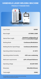 Herolaser Macchina per Saldatura Laser a Fibra Raffreddata ad Aria Portatile 1000-2000W - Product Image 4