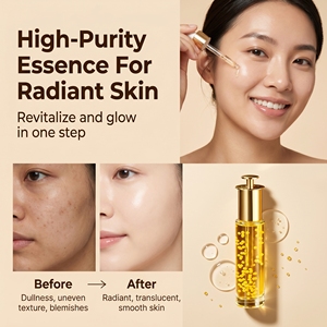 Suero Facial Nutritivo de Lujo Antiarrugas, Hidratante y Reafirmante con Aloe <span class=keywords><strong>Vera</strong></span>, Escualano y Vitamina C, en Botella con Gotero a Presión - Product Image 2