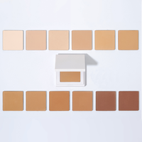 Poudre Compacte Mate Végane, Fabricant de Poudre Maquillage Compacte, Imperméable Couverture Totale, Poudre Pressée Sous Marque Privée