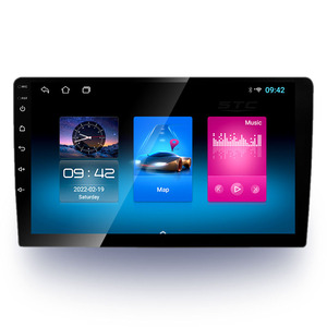 Cuerpo Delgado universal Android 10,0 10 pulgadas cámara de visión trasera pantalla completamente táctil Android coche Radio Gps navegación reproductor Multimedia - Product Image 1