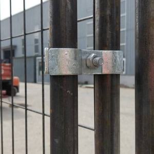 Sıcak daldırma 100mm galvanizli çelik geçici çit kelepçeleri su geçirmez açık kapı ve tel kelepçeleri kaplı çerçeve - Product Image 5