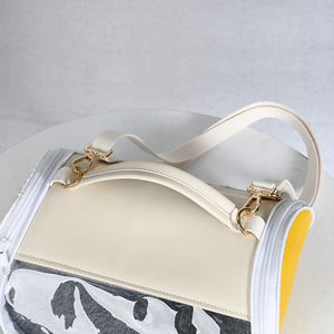 Bolsa de transporte de mascotas pequeña portátil personalizada almacenada al por mayor de lujo de cuero impermeable de viaje <span class=keywords><strong>ardilla</strong></span> Animal <span class=keywords><strong>mochila</strong></span> al aire libre - Product Image 4