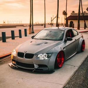 Комплект кузова в стиле LB для BMW 3 серии <span class=keywords><strong>E92</strong></span> M3 Передний Задний бампер задний спойлер накладка на колесные арки для <span class=keywords><strong>E92</strong></span> M3 LB широкий обвес - Product Image 6