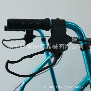 Déambulateur à quatre roues en alliage d'aluminium Xuhaode avec siège pliable pour personnes âgées - Product Image 2