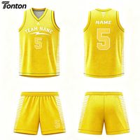 Maillot de basket personnalisé grande taille respirant à séchage rapide 100 % polyester avec découpe automatisée et nom et numéros personnalisés