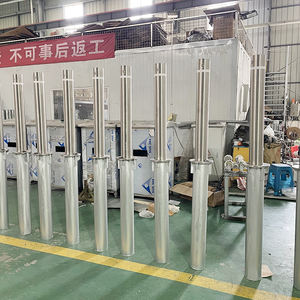 Самые популярные Запираемые парковочные столбы Канады, серебряный Телескопический столбик с подъемником - Product Image 2