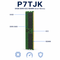 Module de mémoire 64 Go P7TJK DDR5 5600 CAMM 16Gx8 Non ECC 1.1V pour station de travail mobile, ordinateur portable, RAM certifiée ISO