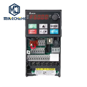 อินเวอร์เตอร์ควบคุมแบบเวกเตอร์ขนาดกะทัดรัด VFD4A8MS21ANSAA 0.75KW ไดรฟ์ AC เฟสเดียว พร้อม PLC ในตัว สำหรับการใช้งานพัดลมและปั๊ม - Product Image 1