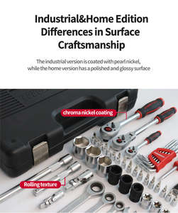 <span class=keywords><strong>Kit</strong></span> d'outils combinés 150 pièces avec clé à cliquet rotative à tête flexible, jeu de clés à molette OEM pour réparation automobile - Product Image 5