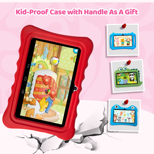 แท็บเล็ตเด็ก 7 นิ้ว ปี 2025 ซีพียู 4 คอร์ เพื่อการทำงานที่ราบรื่นยิ่งขึ้น แรม 2GB และรอม 32GB แท็บเล็ตเพื่อการศึกษาสำหรับเด็ก พร้อมยูทูป - Product Image 2