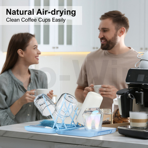 Patented Products 7 in 1 Baby Equipment Portable Bottle Holder Baby Bottle Cleaning Silicone Brush Baby Bottle Drying Rack - Product Image 3