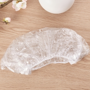 <span class=keywords><strong>Gorro</strong></span> de <span class=keywords><strong>ducha</strong></span> desechable, transparente, reciclado, resistente al agua, con logotipo personalizado, para hotel - Product Image 5